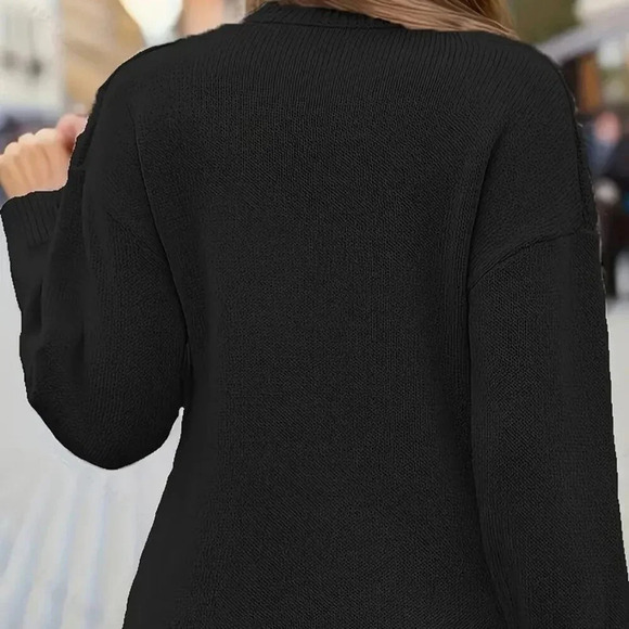 Cable Long Sleeve Sweater - Picture 2 of 3